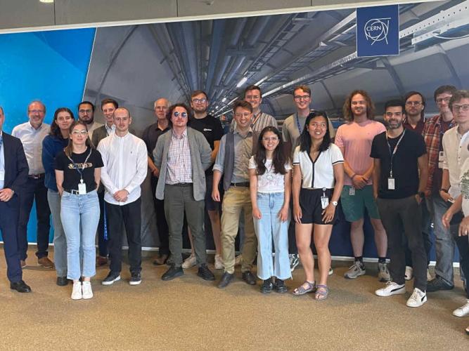 JAI students visit CERN