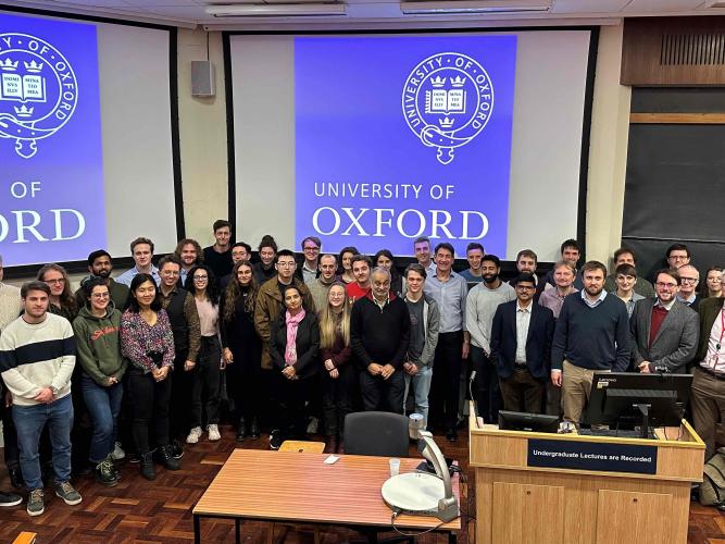 A photo of the JAI members at JAI Fest 2023 at Oxford