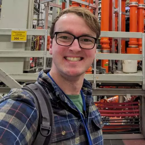First-year graduate student Corey Lehmann